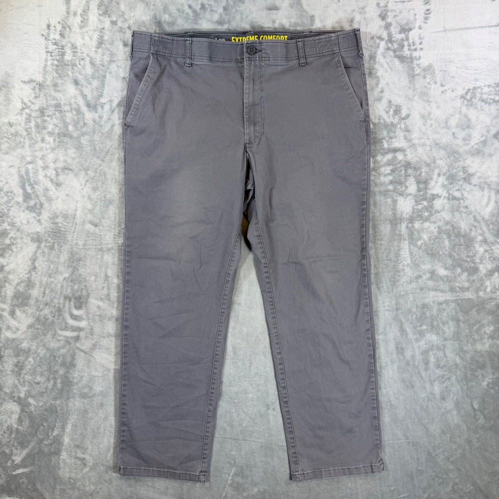 Lee Extreme Comfort‎ Straight Fit Pants Men's Size 42x32 Gray Performance Series